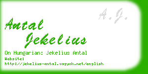 antal jekelius business card